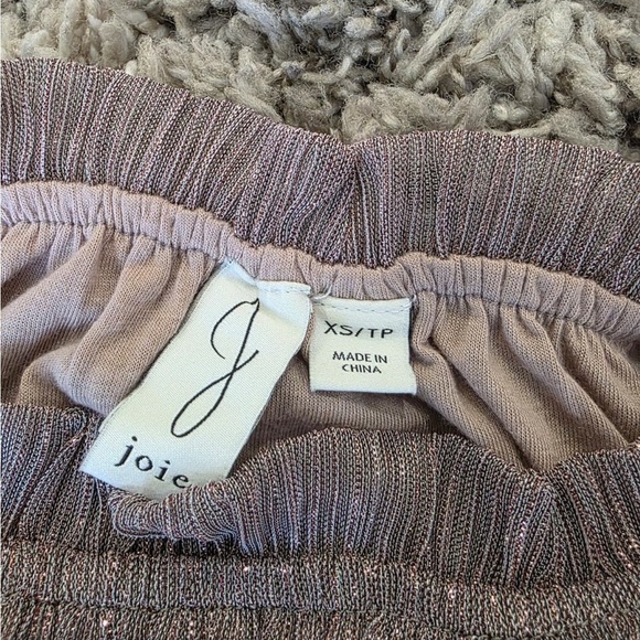 Joie Shimmer Long Sleeve Blouse Size XS - Picture 7 of 8